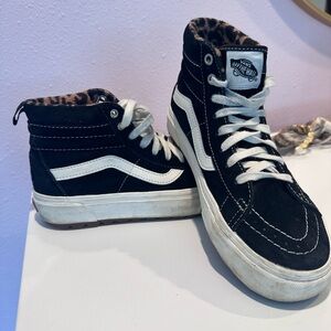 Vans Leopard Print Interior Sneakers - Size 9